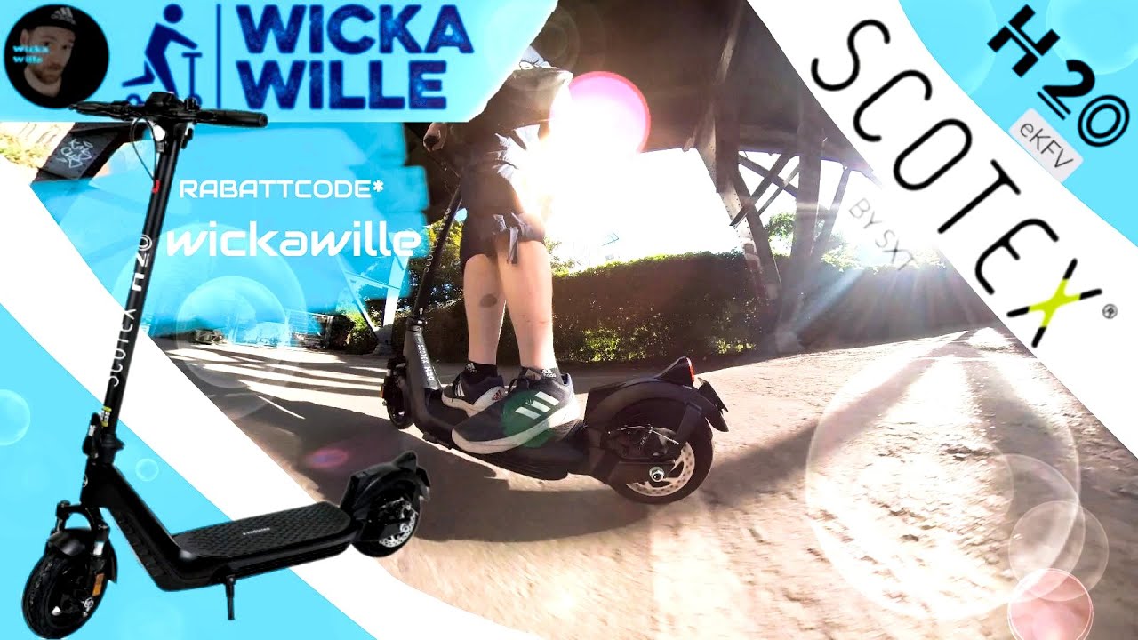 SCOTEX H20 eKFV, voll gefederter Komfort e-Scooter mit Strassenzulassung ABE und m&auml;chtig POWER! 48V!