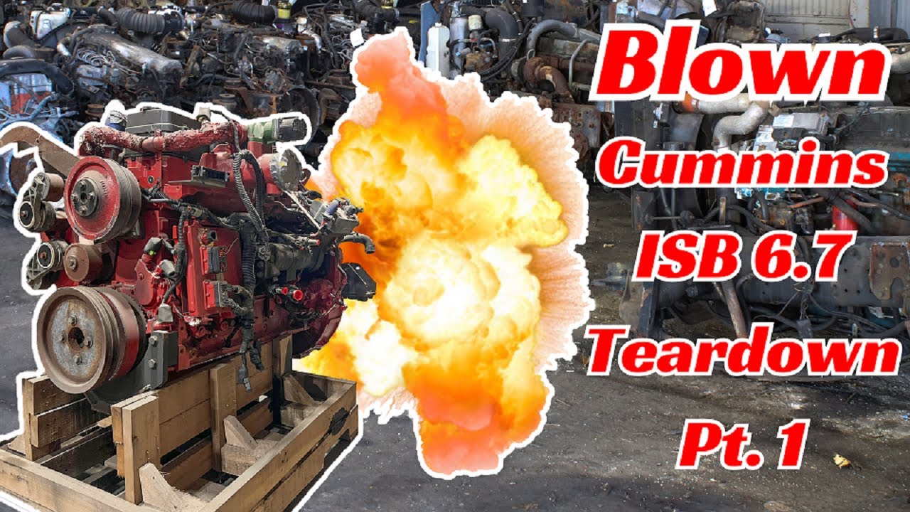 Blown Cummins ISB 6.7 Teardown Part 1 (Top End)