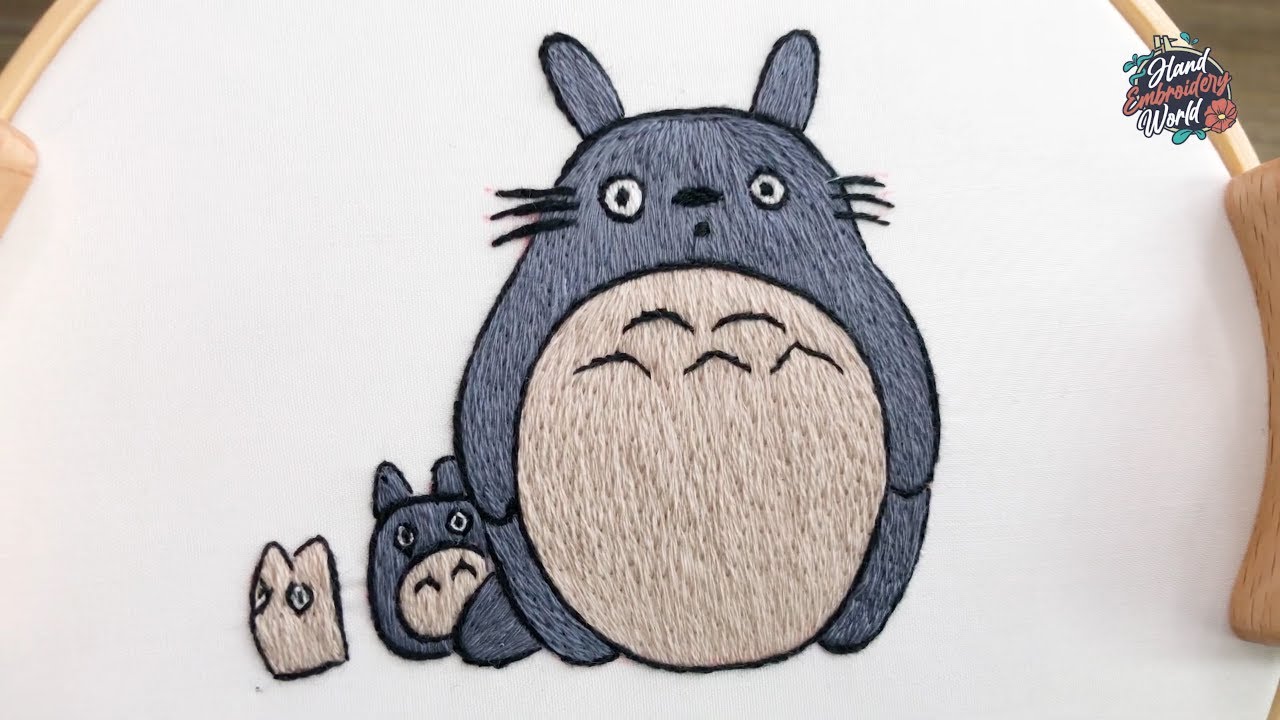 My Neighbor Totoro - Embroidery Ideas