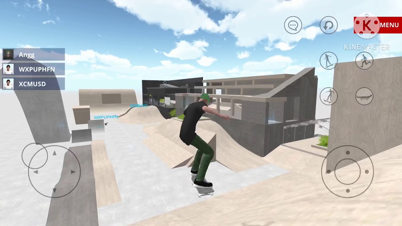 Skate space gameplay and raw clips