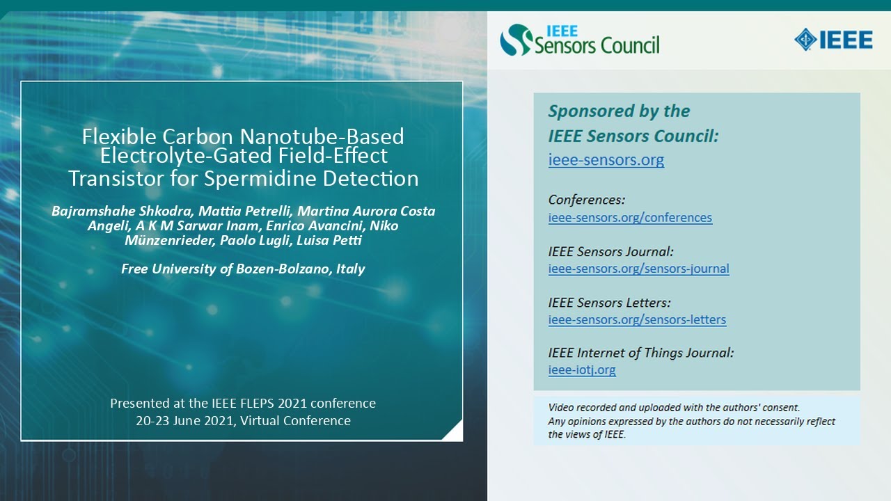 Flexible Carbon Nanotube-Based Electrolyte-Gated Field-Effect Transistor for Spermidine Detection