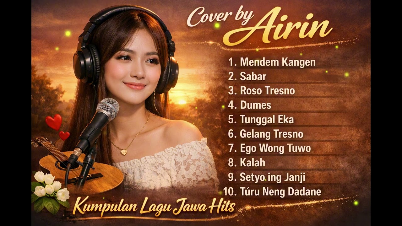 Playlist Kumpulan Lagu Jawa Cover by Airin | Mendem Kangen, Sabar, Roso Tresno, Dumes, Tunggal Eka