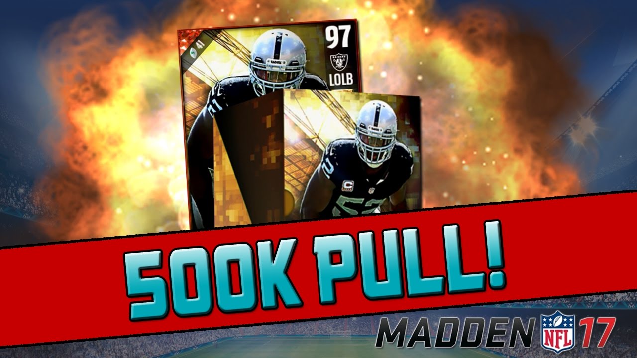 Epic 500K Pull! | Madden 17 Ultimate Team - TOTY Defense Bundle Opening