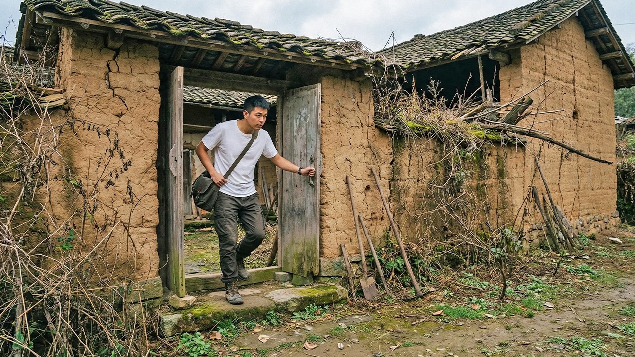 To escape mediocrity, the young man spent $800 renovating his grandmother's house into a masterpiece
