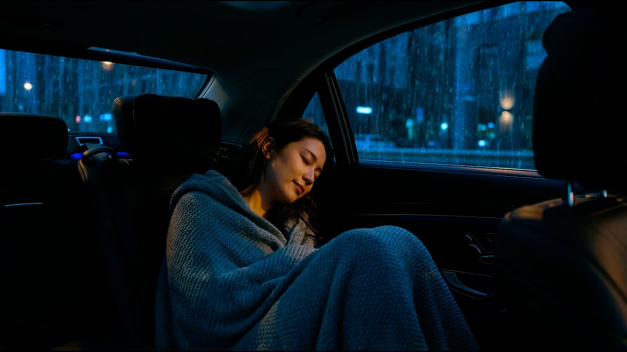 Fall Asleep in Less Than 3 Minutes With Super Heavy Rain On Car & Massive Thunder Sounds At Night