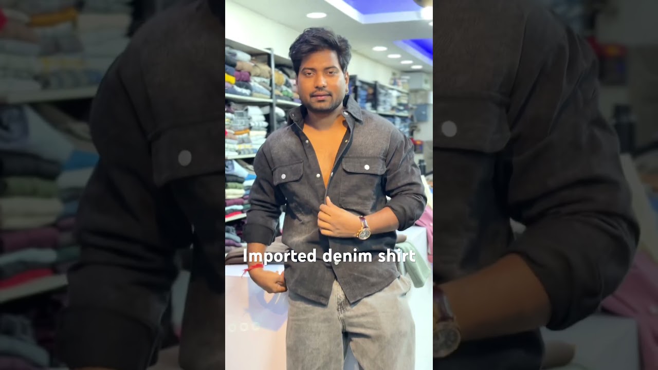Imported denim shirt