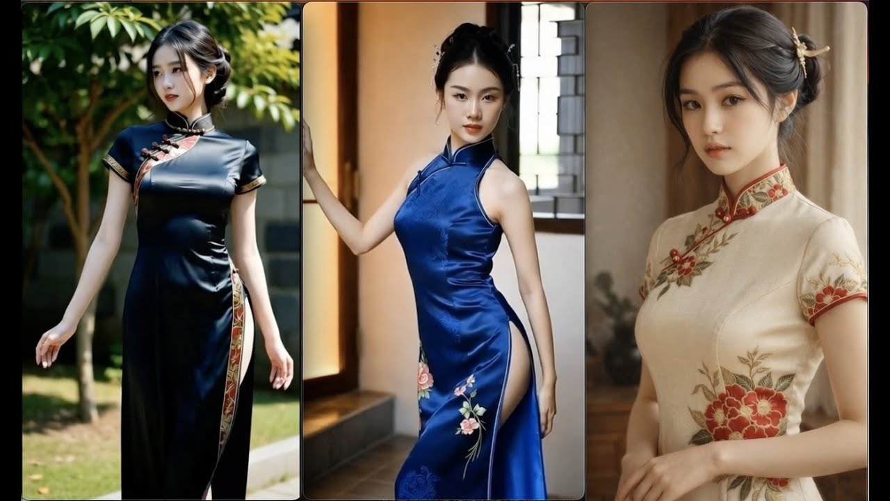 旗袍美女功夫舞蹈一起来（六） | Cheongsam Beauties Kung Fu Dance (Part 6) | 旗袍美女カンフーダンス一緒に（6）