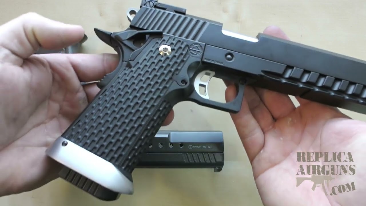 KJWorks KP-06 Airsoft and KWC Model 75 Tac BB Pistol Update Video