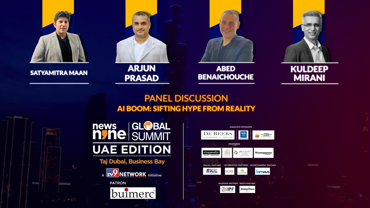 News9 Global Summit-UAE Edition | AI Boom: Sifting Hype From Reality | Panel Discussion