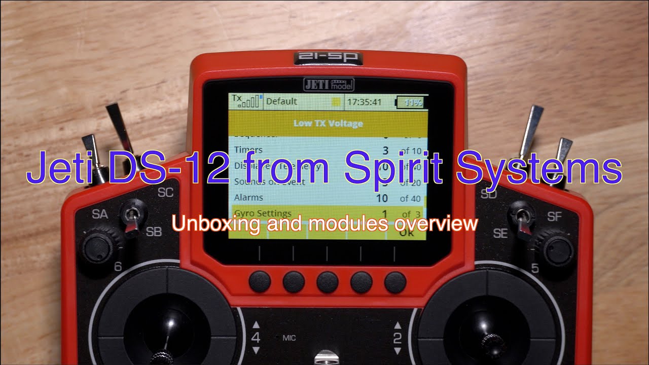 Spirit DS-12 unboxing and modules installed