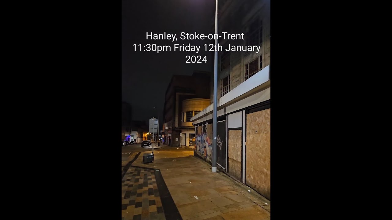 Hanley After Dark: The Empty Streets of Stoke-on-Trent