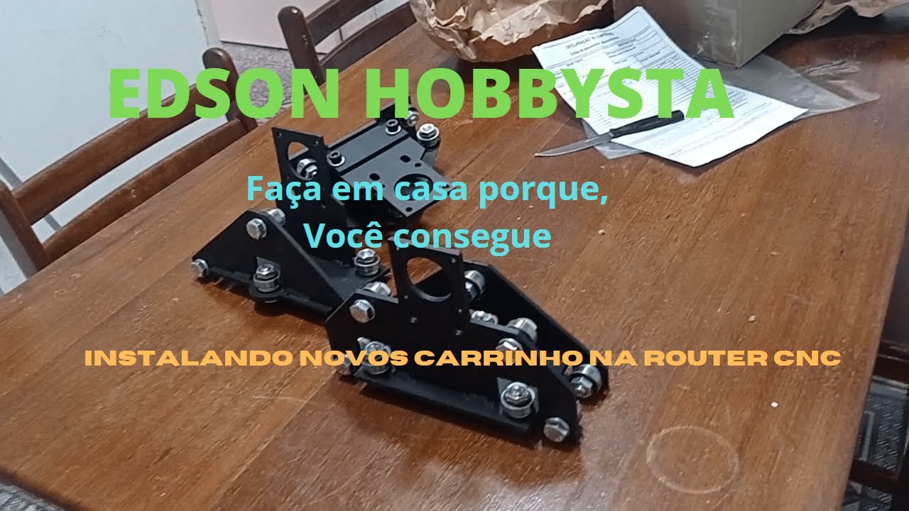 Instalando novos carrinho na Router Cnc - Parte 32