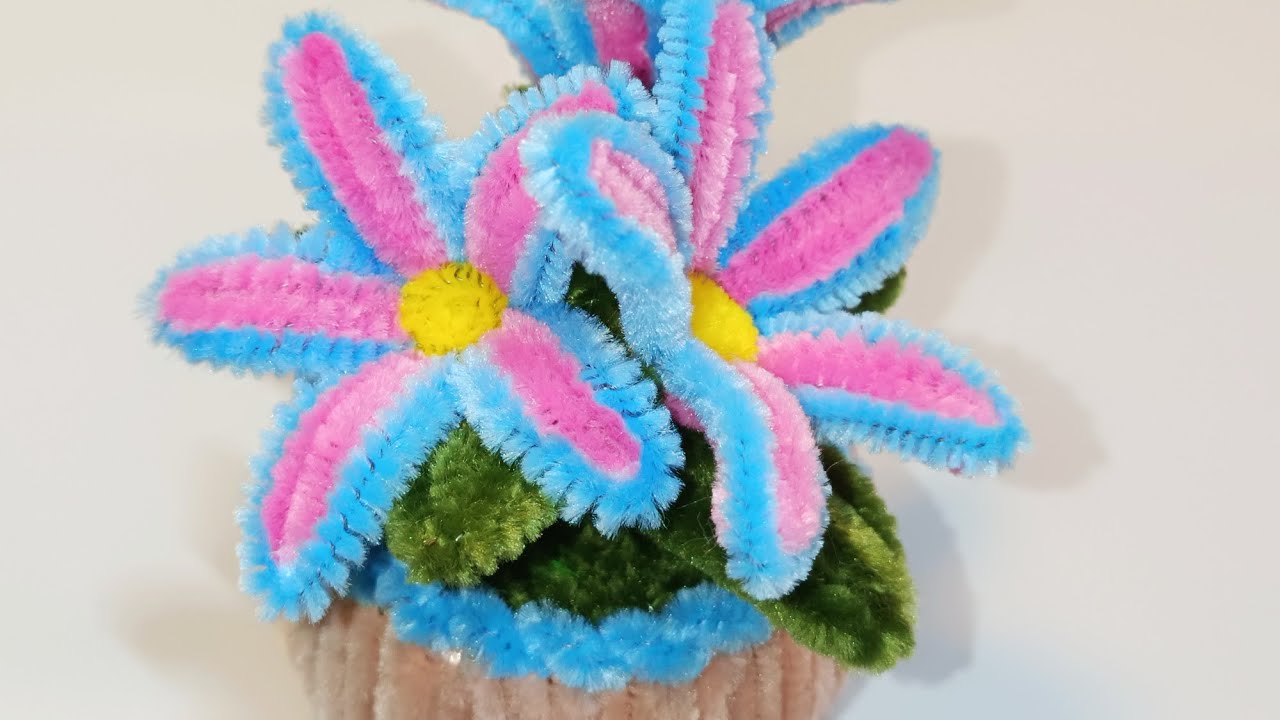 DIY How To Make Pipe Cleaners Flowers
