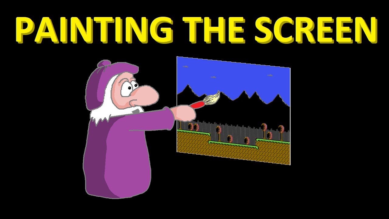 C64 Painting the Screen