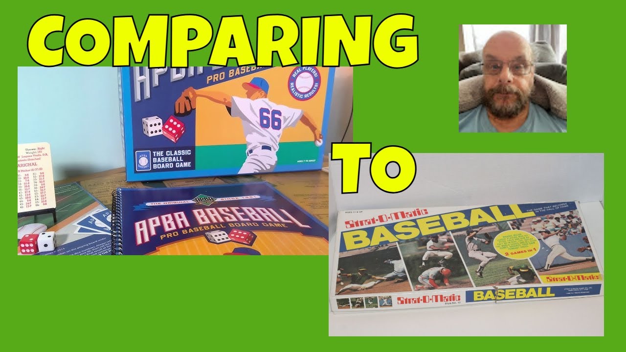 Battle Of the Sports Board Games: Strat-O-Matic vs. APBA Baseball; My Take