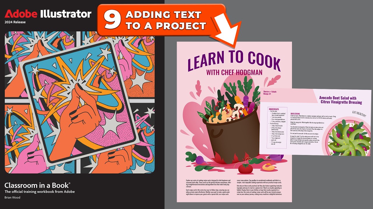 LESSON 8 Adobe Illustrator, Classroom in a Book: ADDING TEXT TO A PROJECT