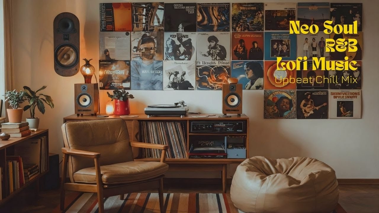 Soulful Retro Studio Room 🎶Neo Soul & R&B Lofi Chill Mix for Work, Study, Focus