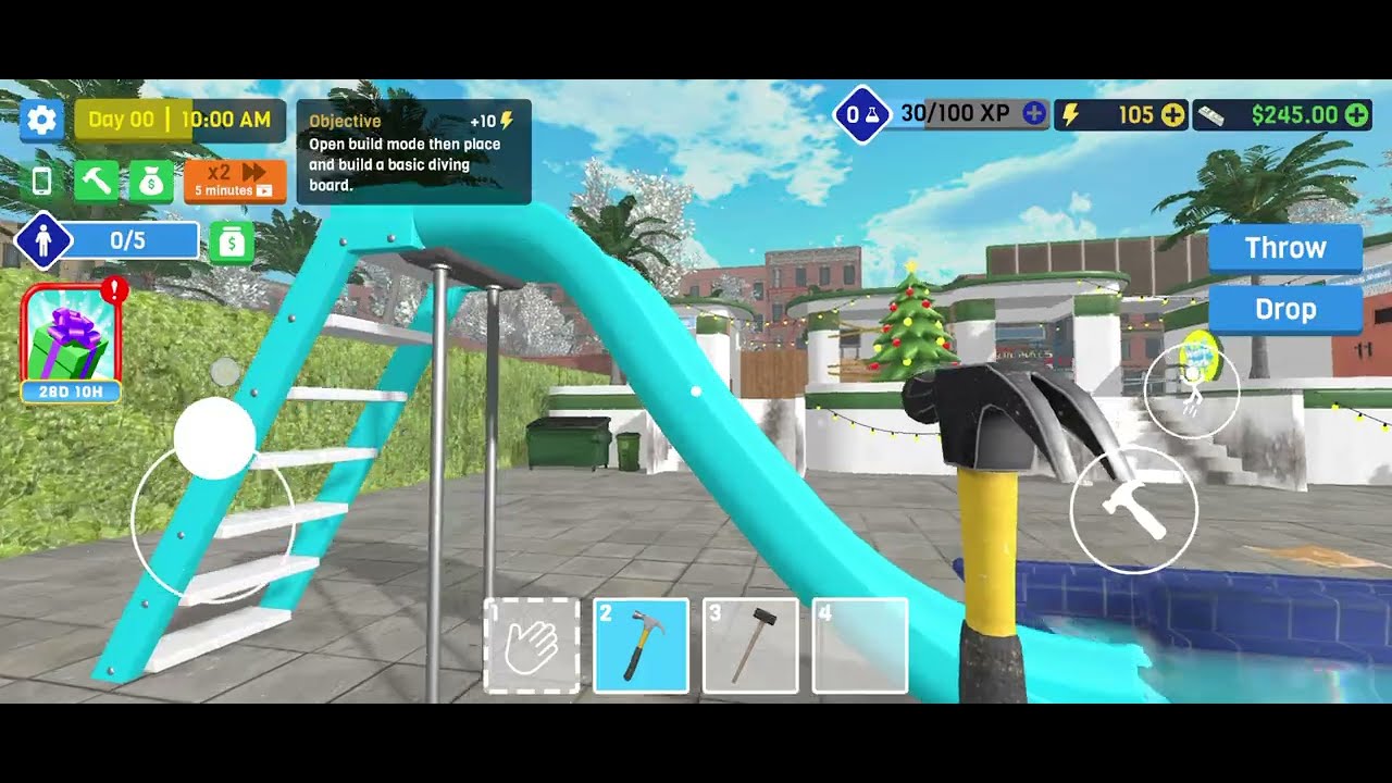 Mera khud ka WaterPark ! | Waterpark Simulator Mobile 