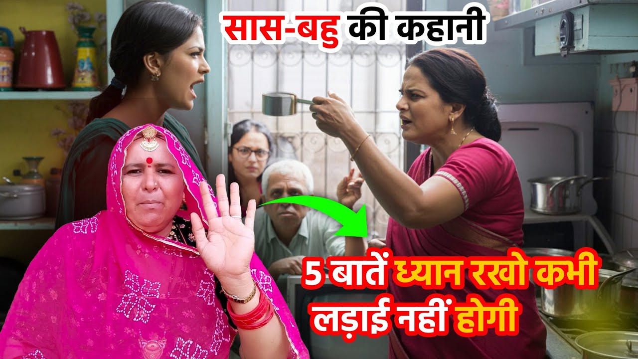 सास बहु की कहानी || 5 बातें सासू को ध्यान रखनी चाहिए ताकि कभी लड़ाई नहीं होगी || Kamla Choudhary