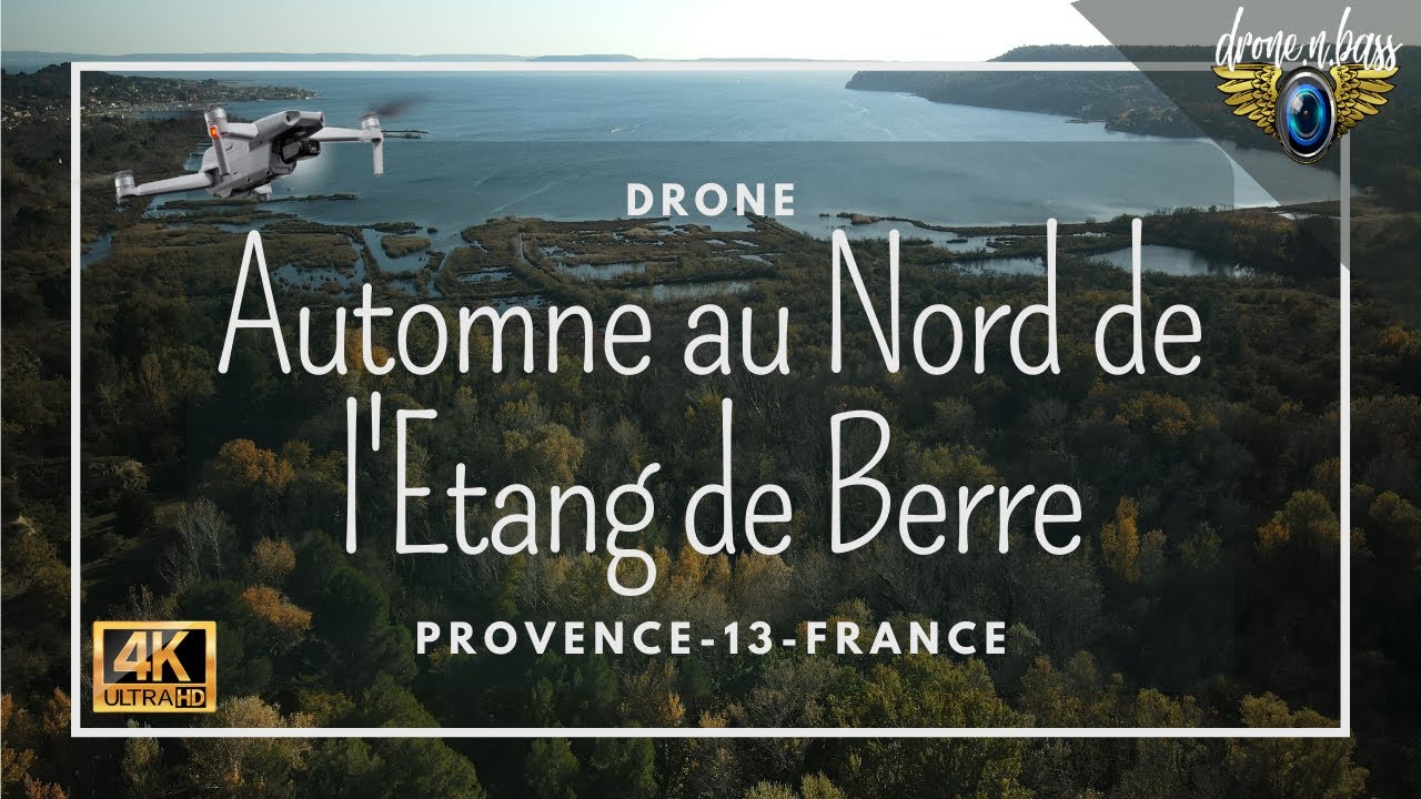 Vol d'Automne sur l&rsquo;&eacute;tang de Berre 🍁🇨🇵13 St Chamas |drone 4K| Vol en Provence
