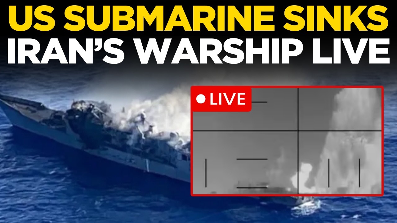 BREAKING NEWS LIVE: US Submarine Destroyed Iranian Warship | Torpedo Attack Footage Goes Viral