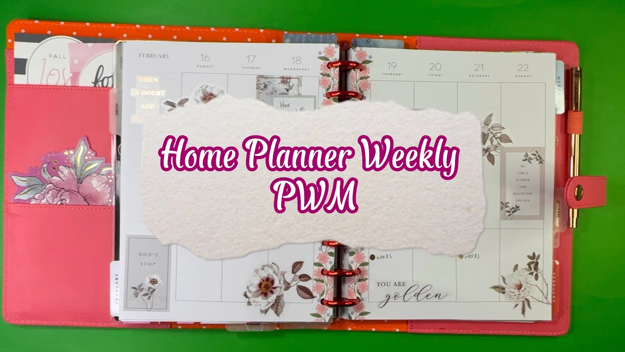 Home Planner Weekly PWM-La Fleur