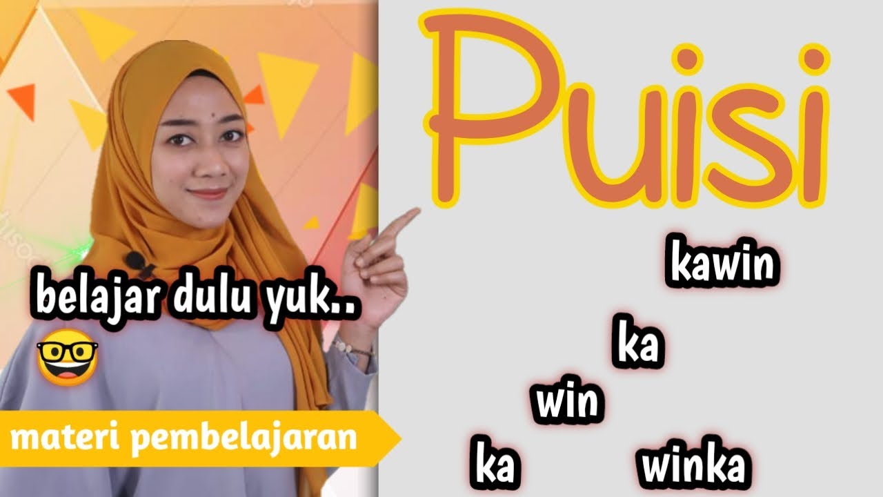 Materi Puisi Kelas 10