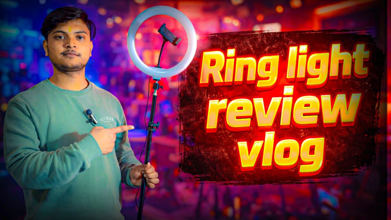Ring Light Unboxing + Vlog Cinematic Test 🎥 Honest Opinion #vlogs #review 