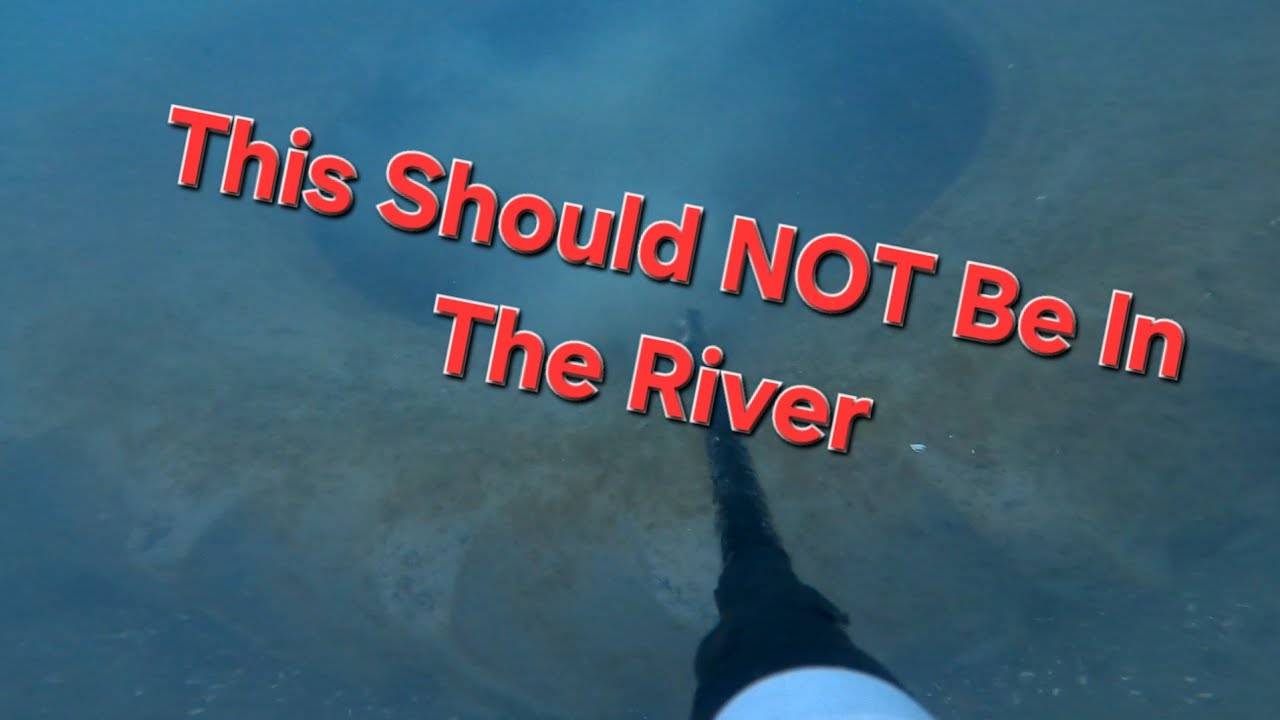 Whoever Threw This In The River Should Be Thrown In. (Magnet Fishing Underwater Camera)