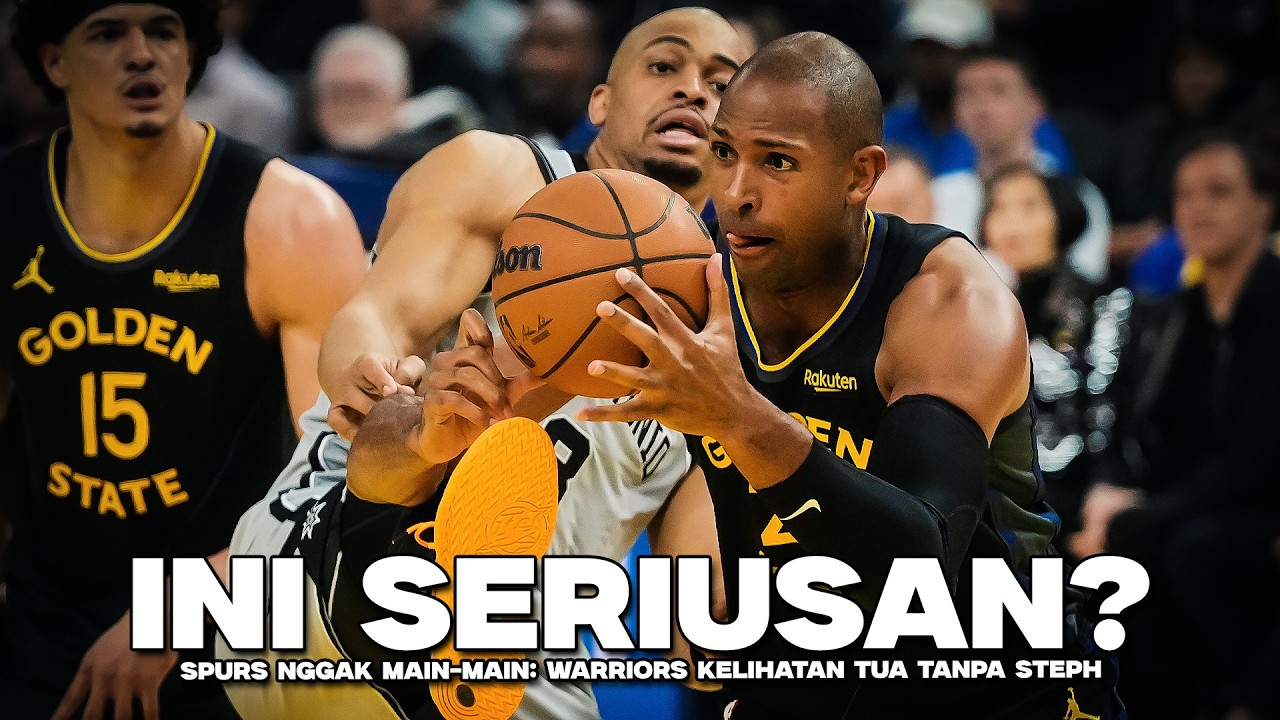Spurs Nggak Main-Main: Warriors Kelihatan Tua Tanpa Steph