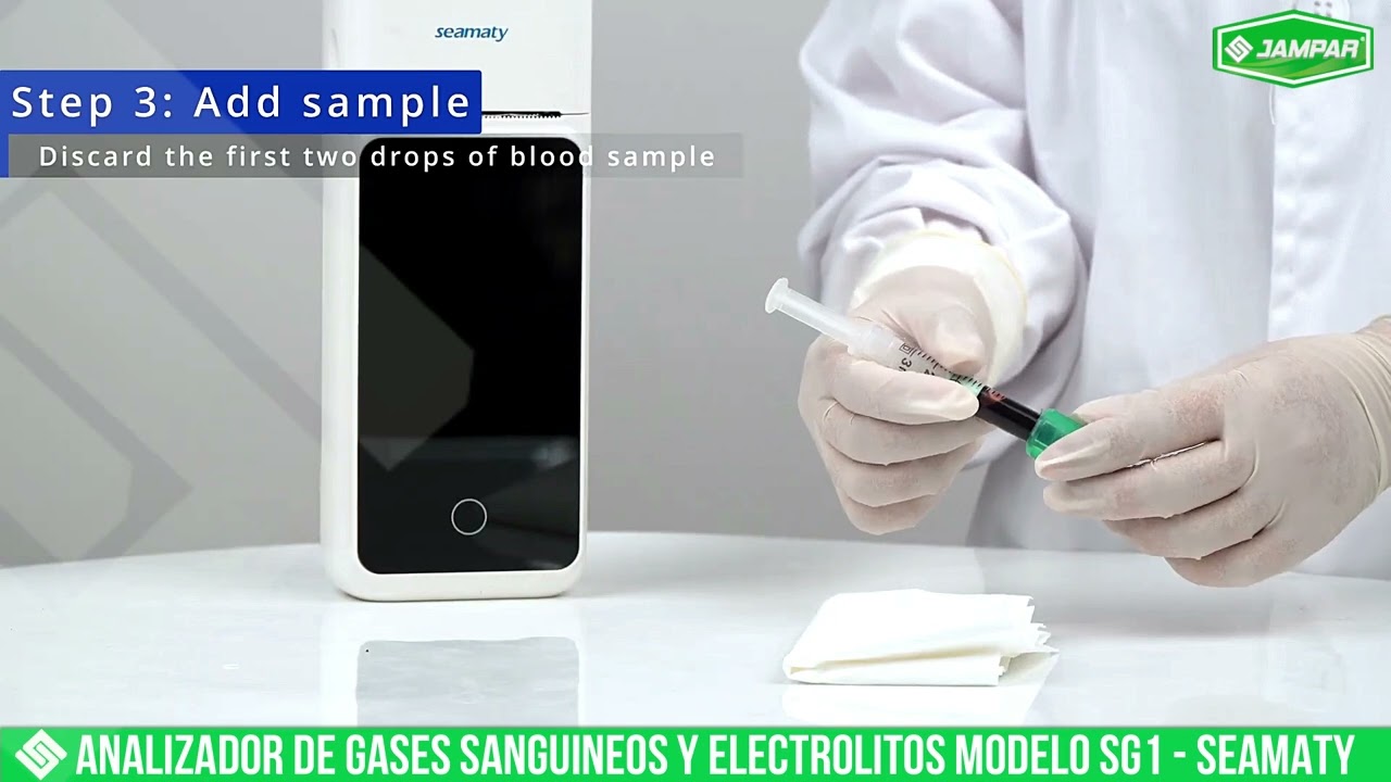 ANALIZADOR DE GASES SANGUINEOS Y ELECTROLITOS MODELO SG1   SEAMATY