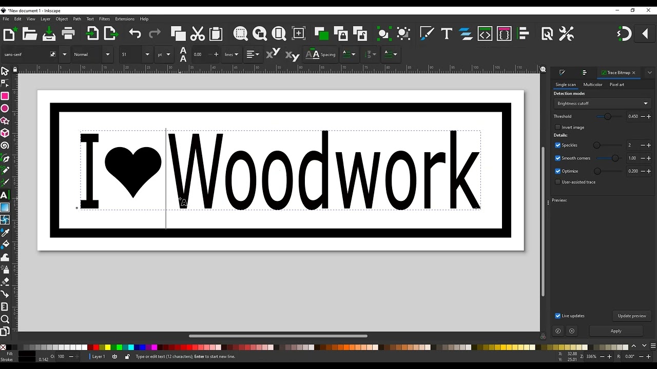 Using Inkscape - Lasering Wood - Part 2 (2025)
