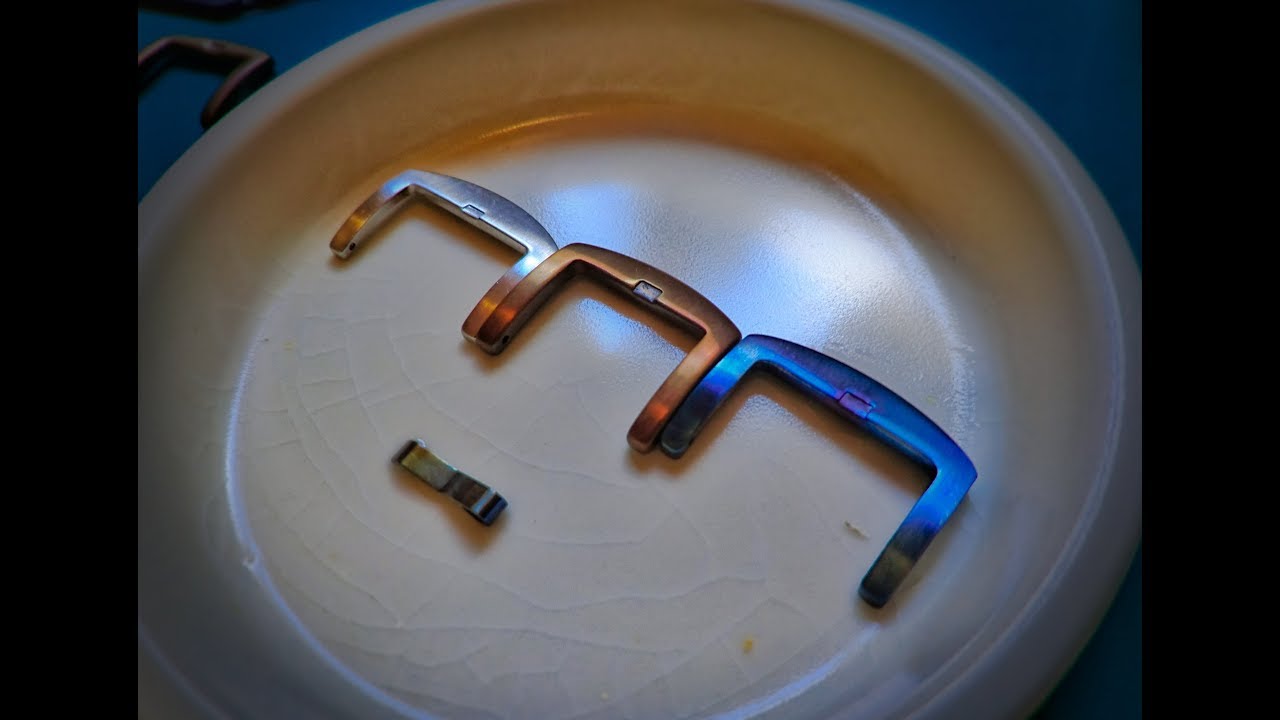 Easy DIY Tutorial: how to change colour to stainless steel buckle and match a bronze case watch