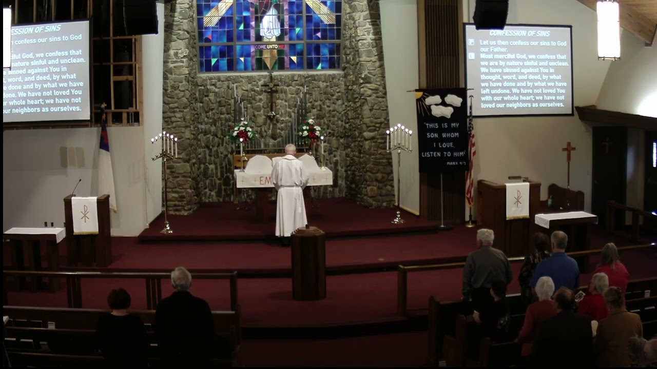 02-15-26 8:30 AM, The Transfiguration of Our Lord Worship Service Video