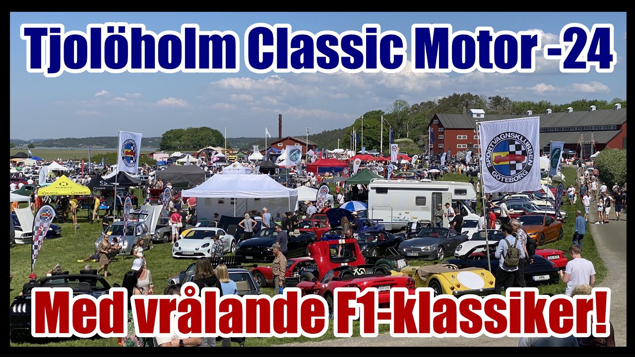 Tjolöholm Classic Motor - 2024! Uppstart av Ronnie Petersons March 721x F1 1972!!