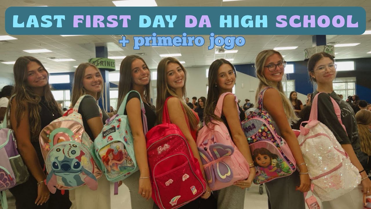 primeiro dia de aula na high school + jogo de futebol americano! 