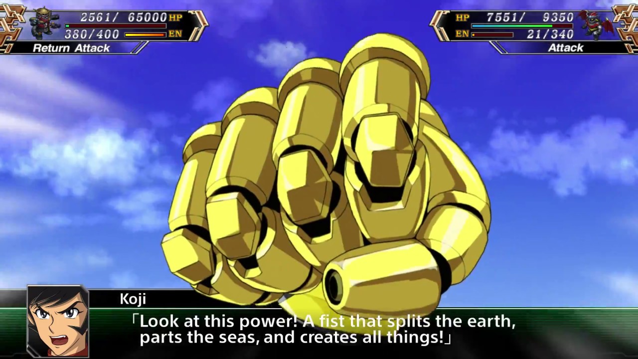 Super Robot Taisen V(ENG): Mazinger Z All attacks