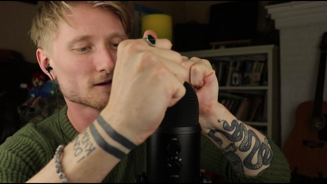 ASMR Hand Sounds and Up Close Trigger Words