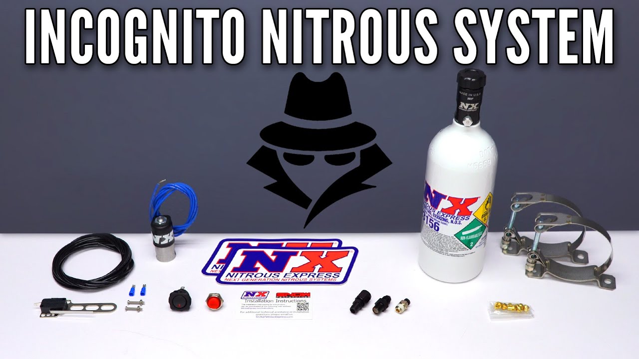 The Easiest Way to HIDE a Nitrous System! Nitrous Express Dry INCOGNITO System!