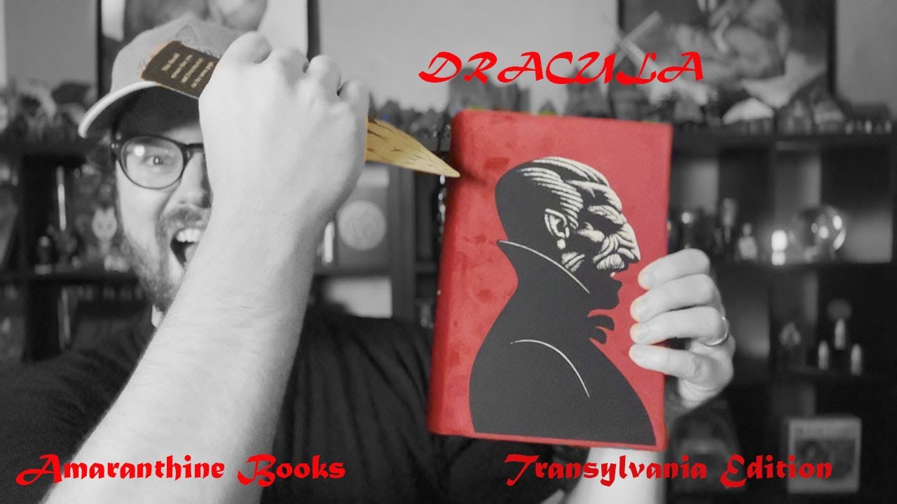 DRACULA by Bram Stoker - Amaranthine Books: Unboxing the Nicest Deluxe Horror Book In My Collection!