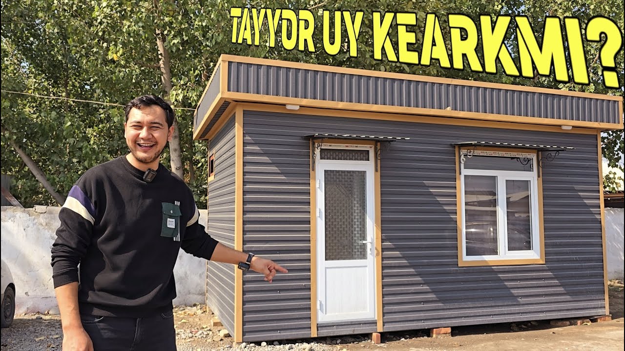 YENGIL TIPDAGI UY QURISH HIZMATI KOCHMA DOKON NARXI