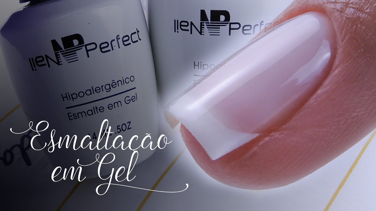 Esmaltação em Gel Francesinha (Passo a Passo)