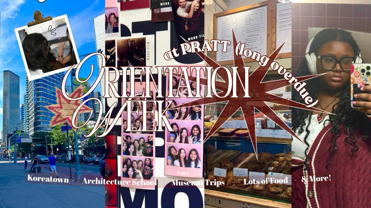 Orientation Week at Pratt ⛪️| exploring NYC | koreatown, museums, food, & more!🎸🗽