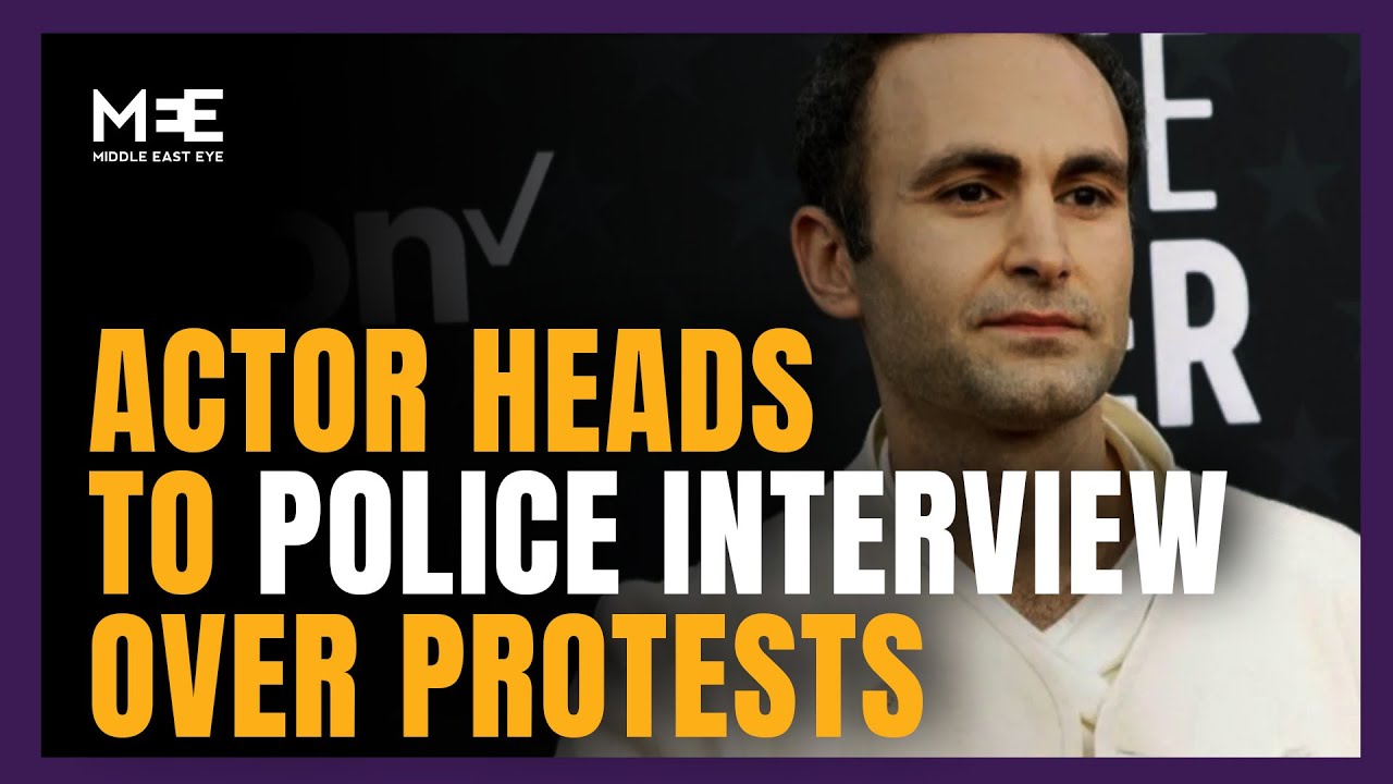 Actor Khalid Abdalla shares his feelings as he heads to police interview in London