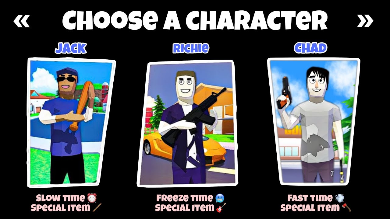 All Character Unlock Mission Complete in Dude Theft Wars !!! 😍