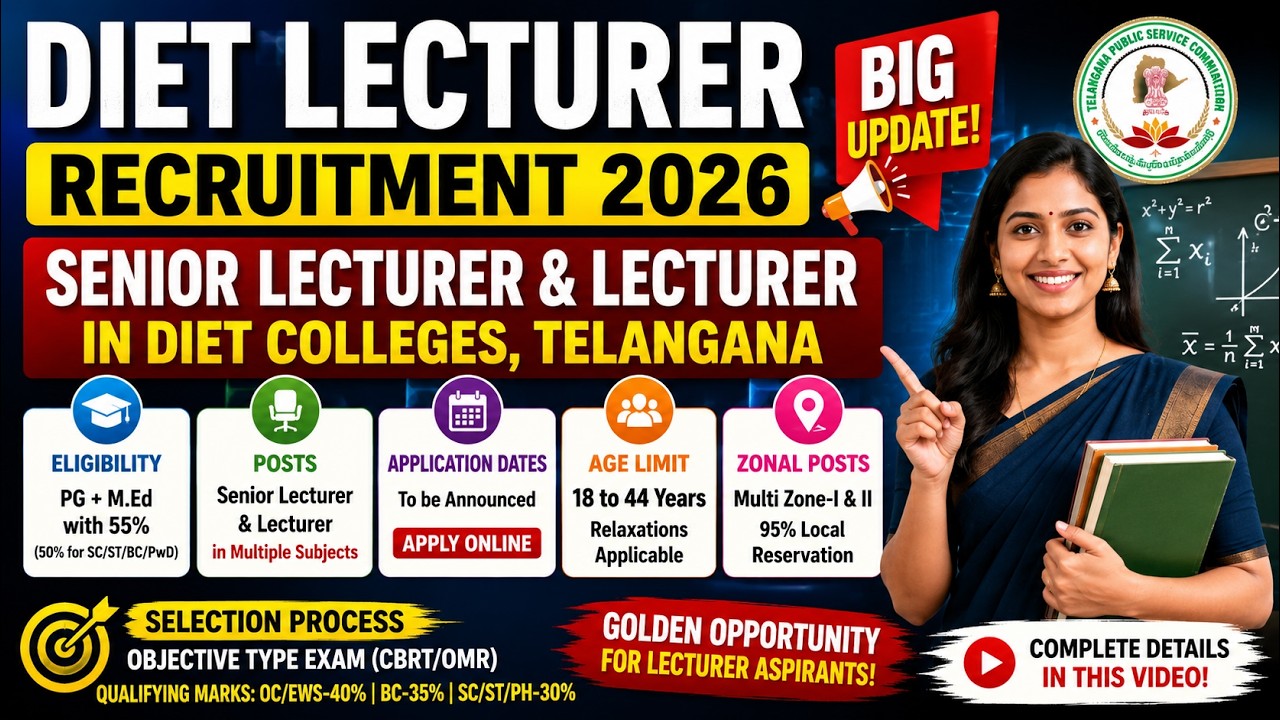 DIET Lecturer Recruitment 2026 | Complete Notification Analysis | Eligibility | Vacancies | Age L...