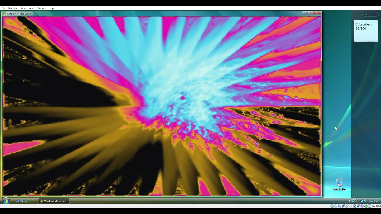 Windows Media Center - All Visualizations (Windows Vista)