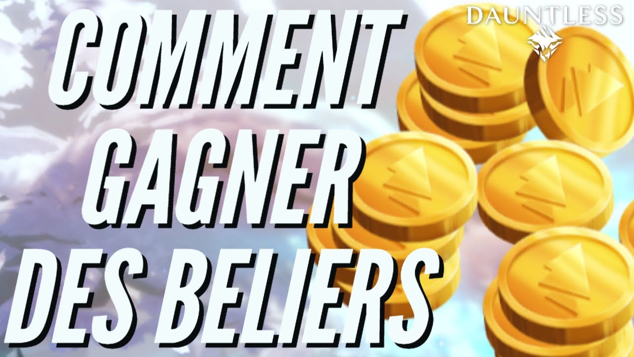 QUI VEUT GAGNER DES BELIERS EN MASSE DANS DAUNTLESS ?