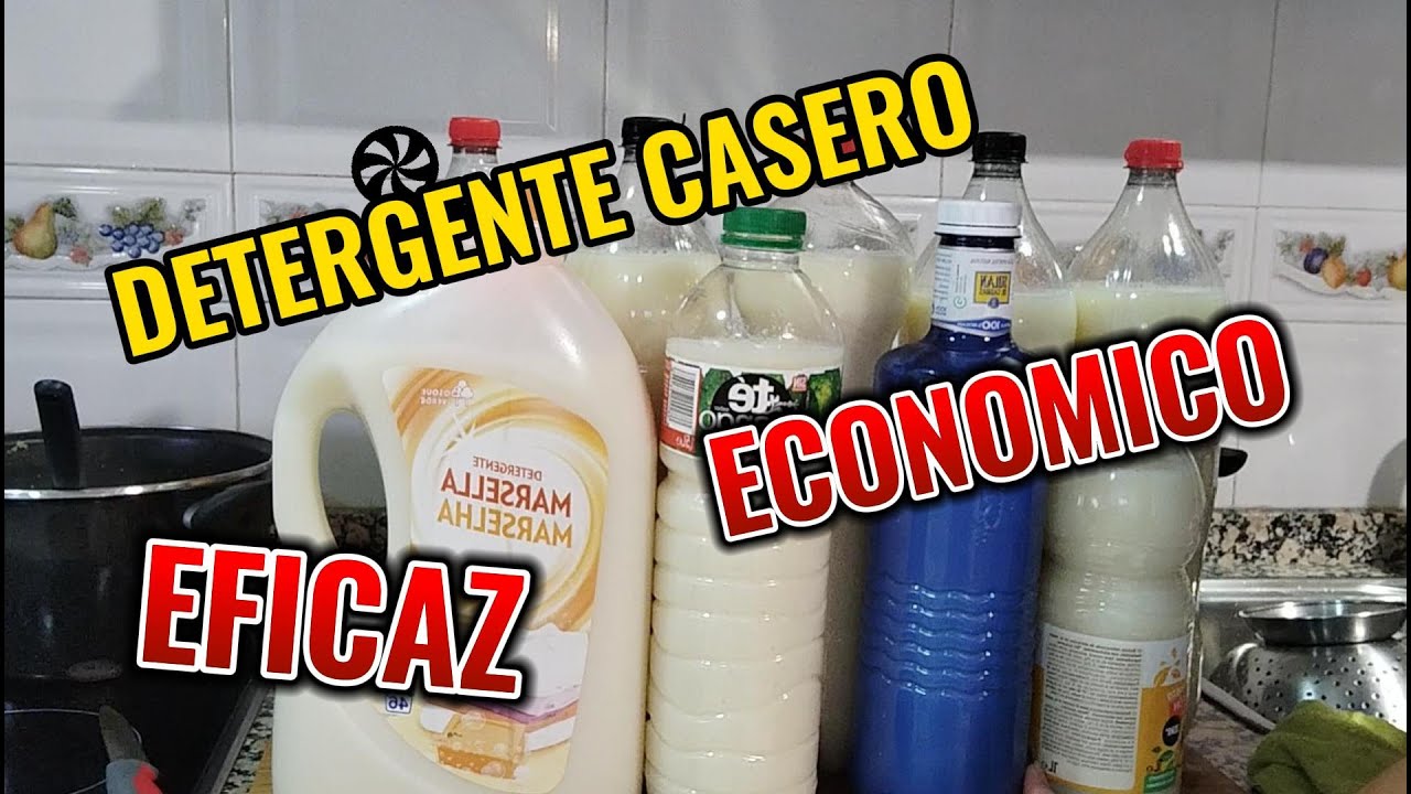 DETERGENTE CASERO//PARTE 1// EFICAZ Y ECONOMICO,FACIL DE HACER
