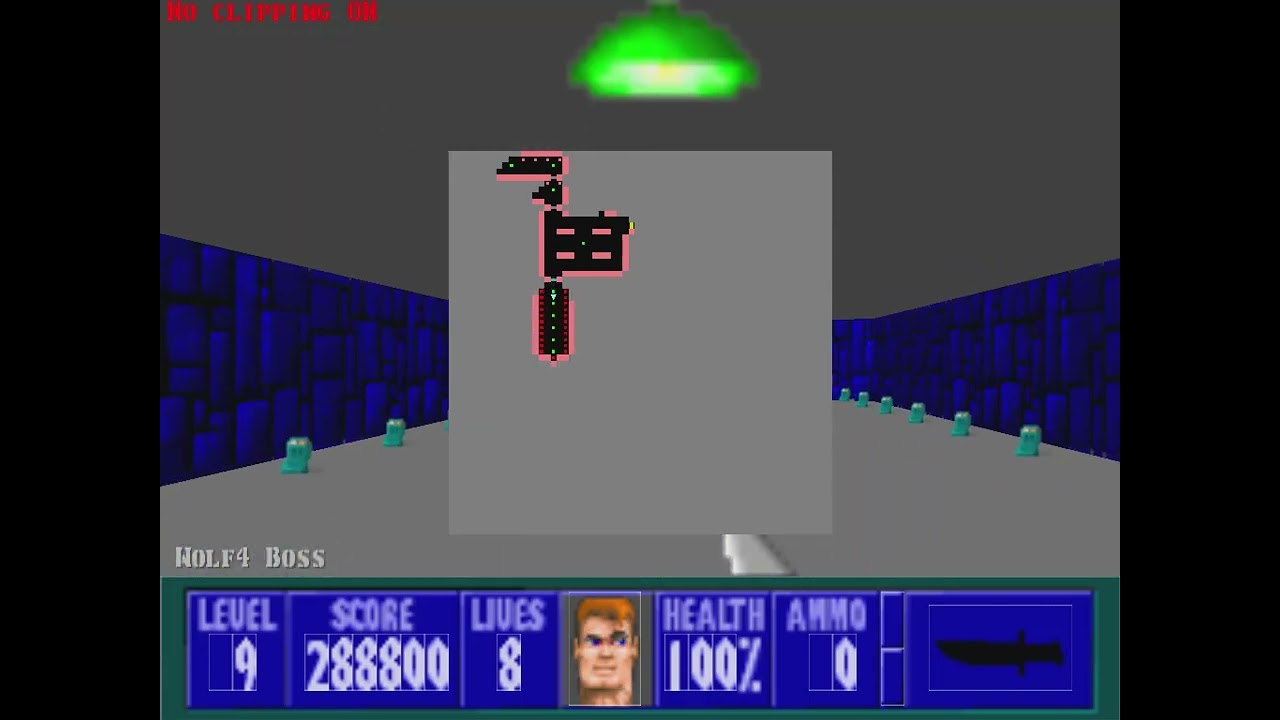 Прохождение Wolfenstein 3D Эпизод 4 Тёмный Секрет 9 уровень #37